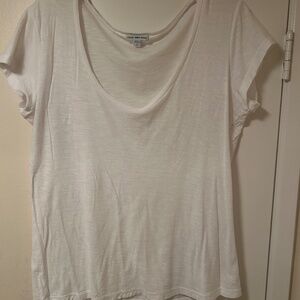 James Perse white T shirt size 3